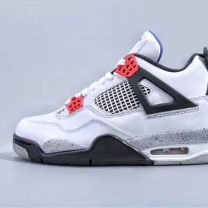 AIR JORDAN 4 IV RETRO SIZE 11 WHAT THE WHITE MILITARY BLUE-FIRE RED CI1184 146